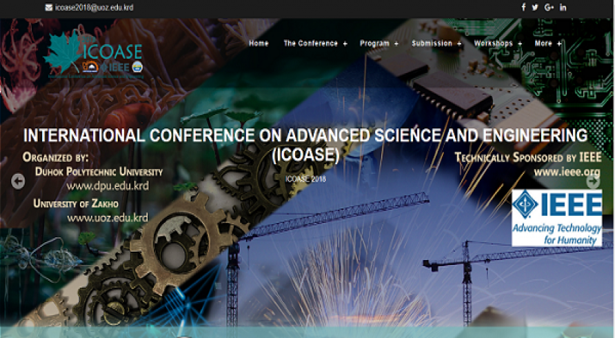 International Conference on Advanced Science and Engineering, 2018