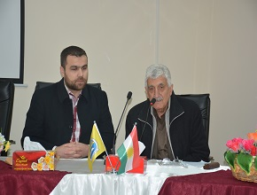 The Prominent Kurdish Writer <i>Dr. Bavê Nazê</i> Held a Seminar about His Works at the University of Zakho 