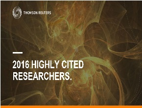 A University of Zakho researcher Was Named the 2016 Highly Cited Researcher 