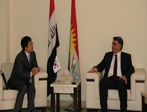 Meeting Between the Minister of Higher Education and Scientific Research KRG and the Consul of South Korea in Kurdistan Region
