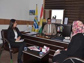 The committee of the Ministry of Higher Education and Scientific Research visited the Training and Development Center at the University of Zakho