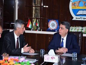 The Minister of Higher Education and Scientific Researches visited the University of Zakho 