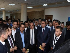The University of Zakho participated in the exhibition for the youth talent