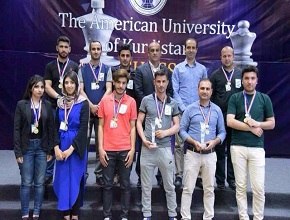 The University of Zakho achieved second place in the tournament