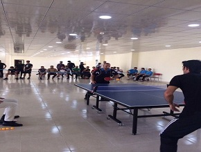 The University of Zakho participated in the table tennis championship