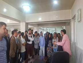 A scientific visit from the students of the University of Zakho to the Delal Governmental Bank, Zakho