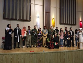 A delegation from the University of Zakho Participated in the play entitled " TheTriumph "