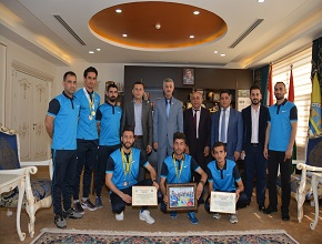 President of the University of Zakho Shows His Support for the Physical Activities of the University