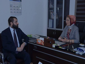 The International Relation Office Held a Meeting with Higher Education Adviser of United States Consulate in Erbil Office