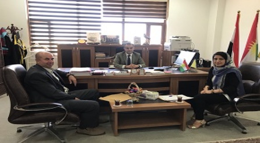 Vice President of the University of Zakho Held a Meeting