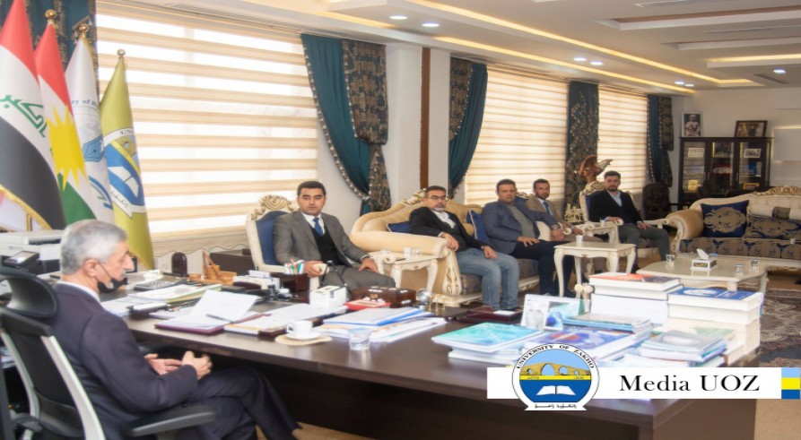 A Delegate from Kurdistan Students Union Visited the University of Zakho