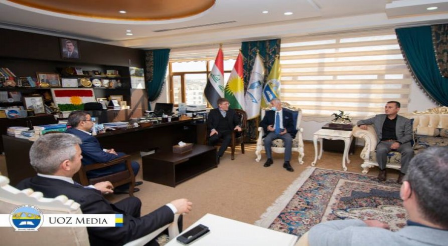 President of the University of Zakho Meets with the Kurdish Inventor Dr. Azad Najar