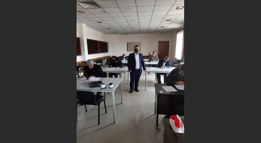 The Language Center at the University of Zakho Conducts the End of Complementary Course Exams