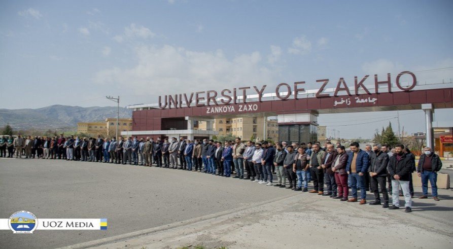The University of Zakho Observed Five-Minute of Silence in Honor of Halabja Chemical Attack