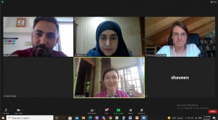 A Group of Lecturers Participated in an Online Session by JWL