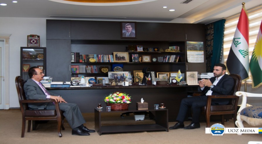 The Director of Rwanga Foundation- Duhok Office paid a visit to the University of Zakho