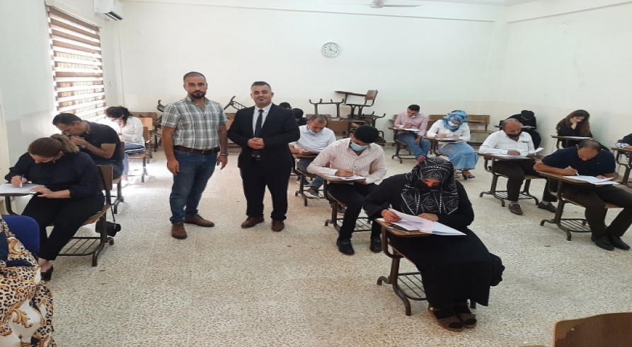 The language center at the University of Zakho conducted the second run of the fourth round of the English Placement Test