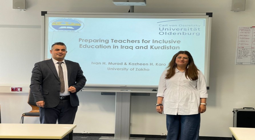 Two Members from the University of Zakho Participated in the Conference of the Joint Project Between the University of Zakho and the Carl von Ossietzky University in Oldenburg/Germany