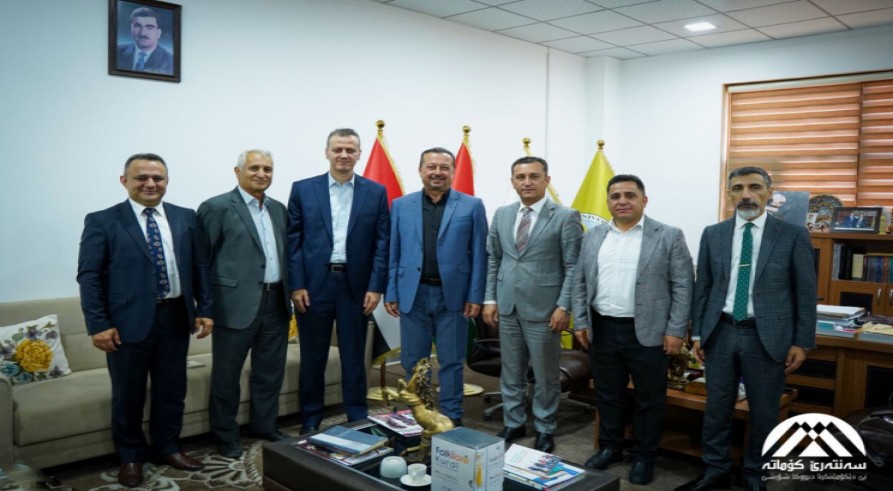 A Delegation from the Komata Center Paid a Visit to the University of Zakho
