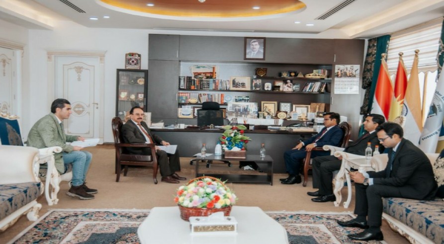 The Consul General of India Paid a Visit to the University of Zakho