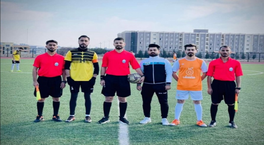 The Football Tournament at the University of Zakho Is in Progress