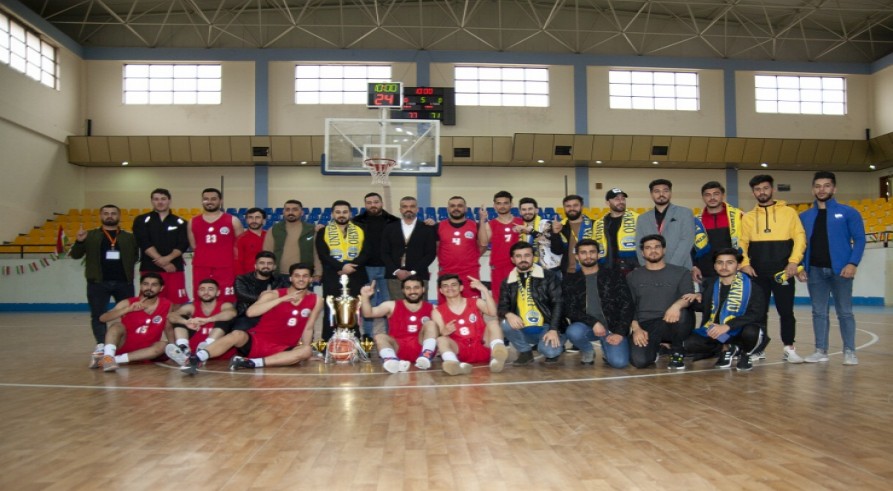 The University of Zakho Team Won the Basketball Championship Title of Kurdistan Region