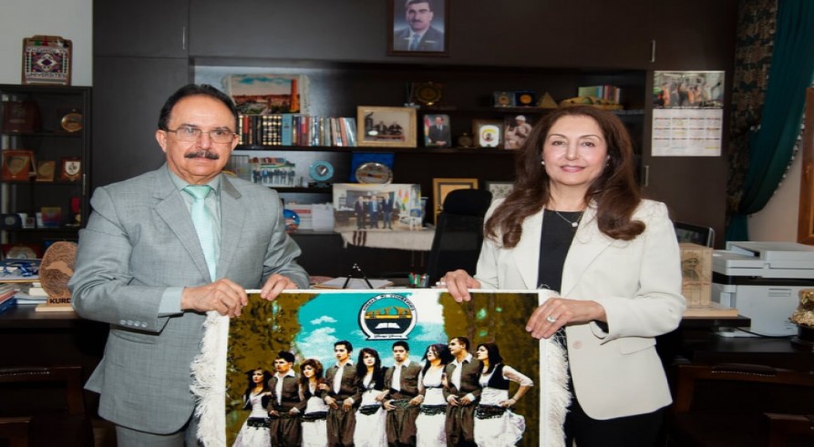 A Delegate from the University of Florida visited the University of Zakho
