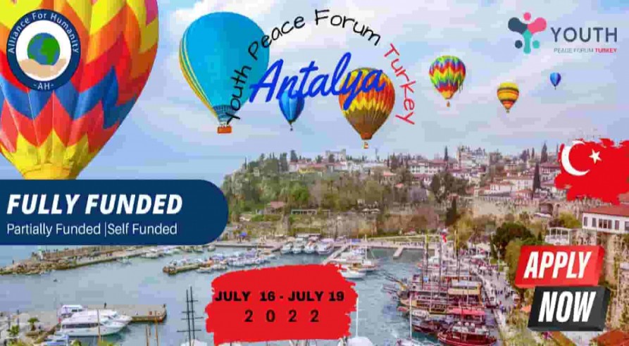 Youth Peace Forum Antalya, Turkey 2022 | Fully Funded
