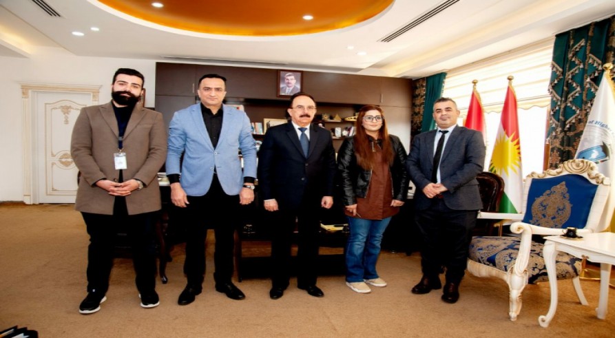 The University of Zakho Received a Delegate from the American University