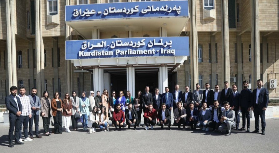 Students at the Department of Management Sciences Conducted a Scientific Trip to the Kurdistan Region Parliament