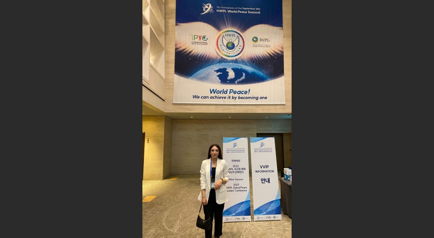 A Lecturer from the University of Zakho Participated in the International Women’s Peace Conference in Seoul-Korea