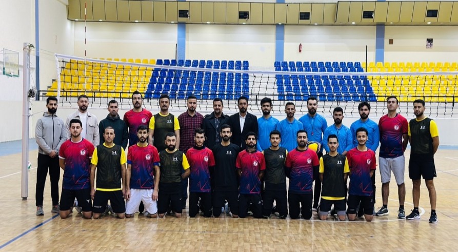 The Final Match of the Volleyball Championship at University of Zakho