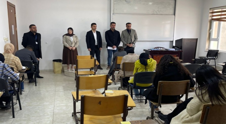 The Dean of the College of Education inspected the examination halls