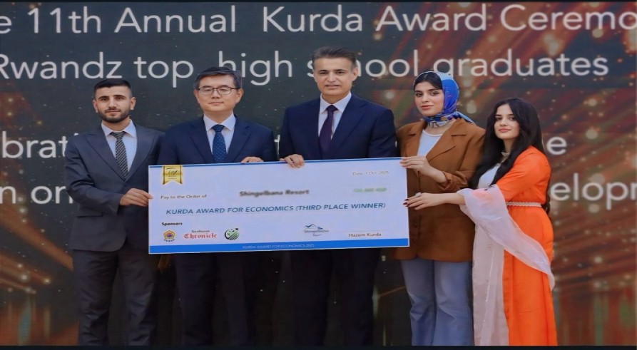 An economic research project conducted by a third-year student from the University of Zakho has achieved notable success in a regional academic competition.