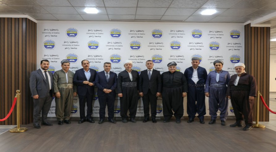 The President of the Union of Islamic Scholars in Kurdistan visited the University of Zakho.