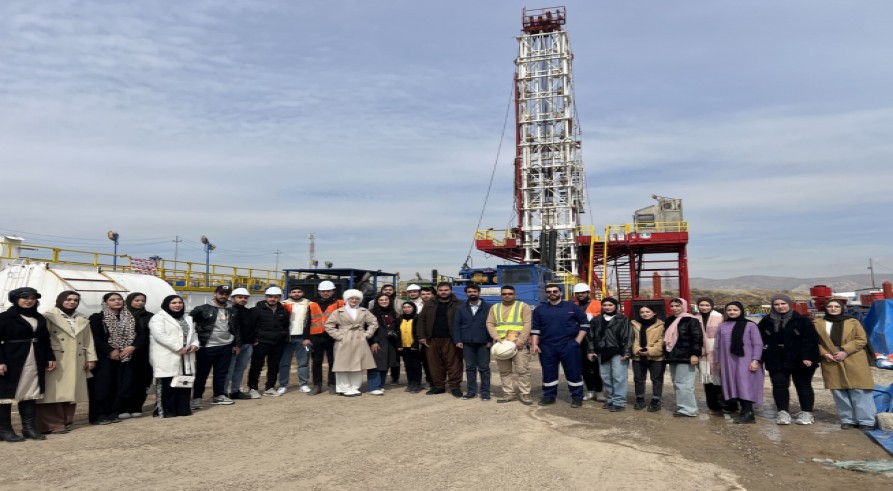 Petroleum Department Leads Scientific Trip to DLook Drilling Rig Base