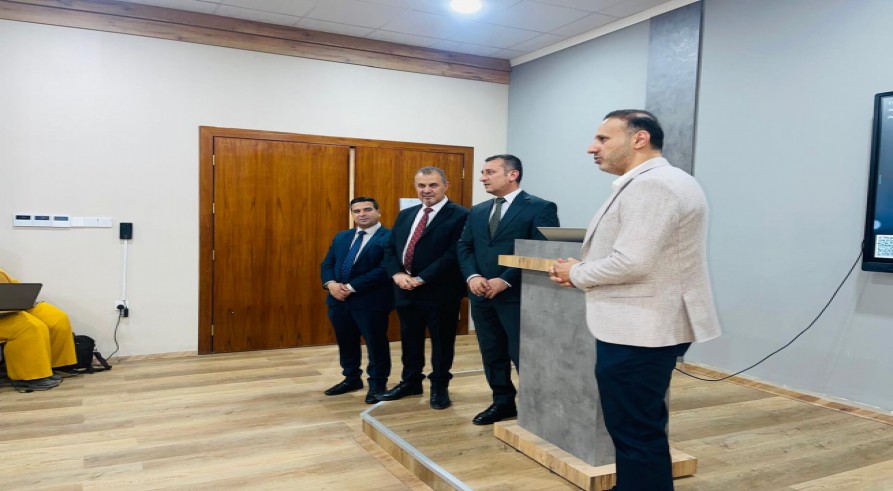 The President of the University of Zakho and his assistants visited the Language Center