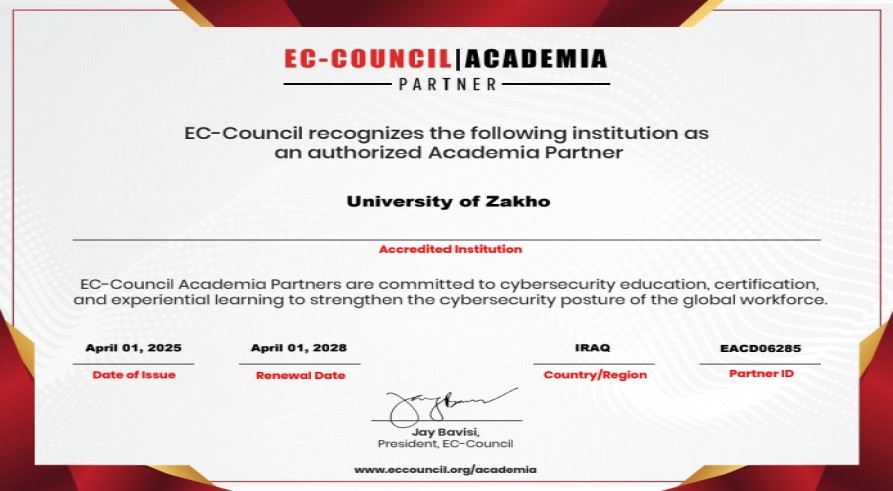 University of Zakho Announces Strategic Partnership with EC-Council to Advance Cybersecurity Education