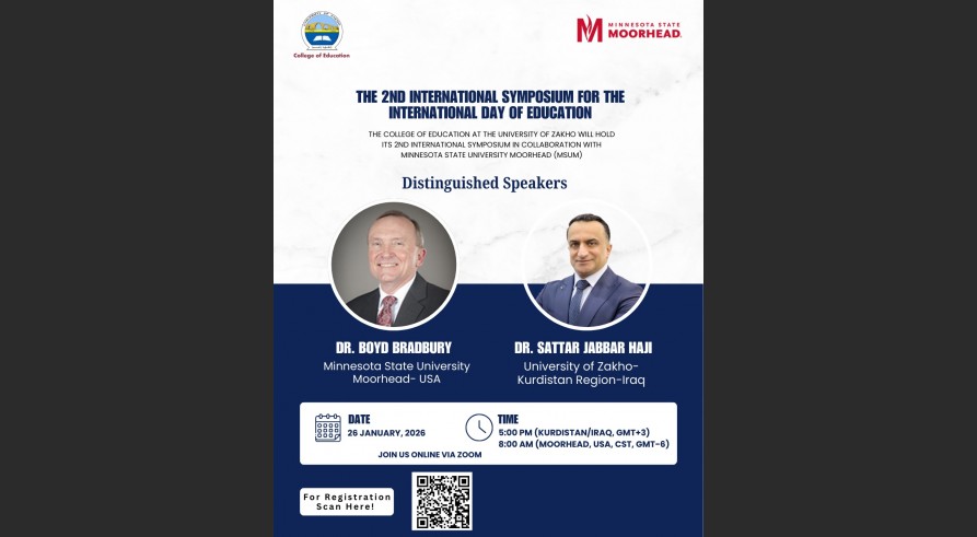 University of Zakho to Hold Second International Symposium for International Day of Education