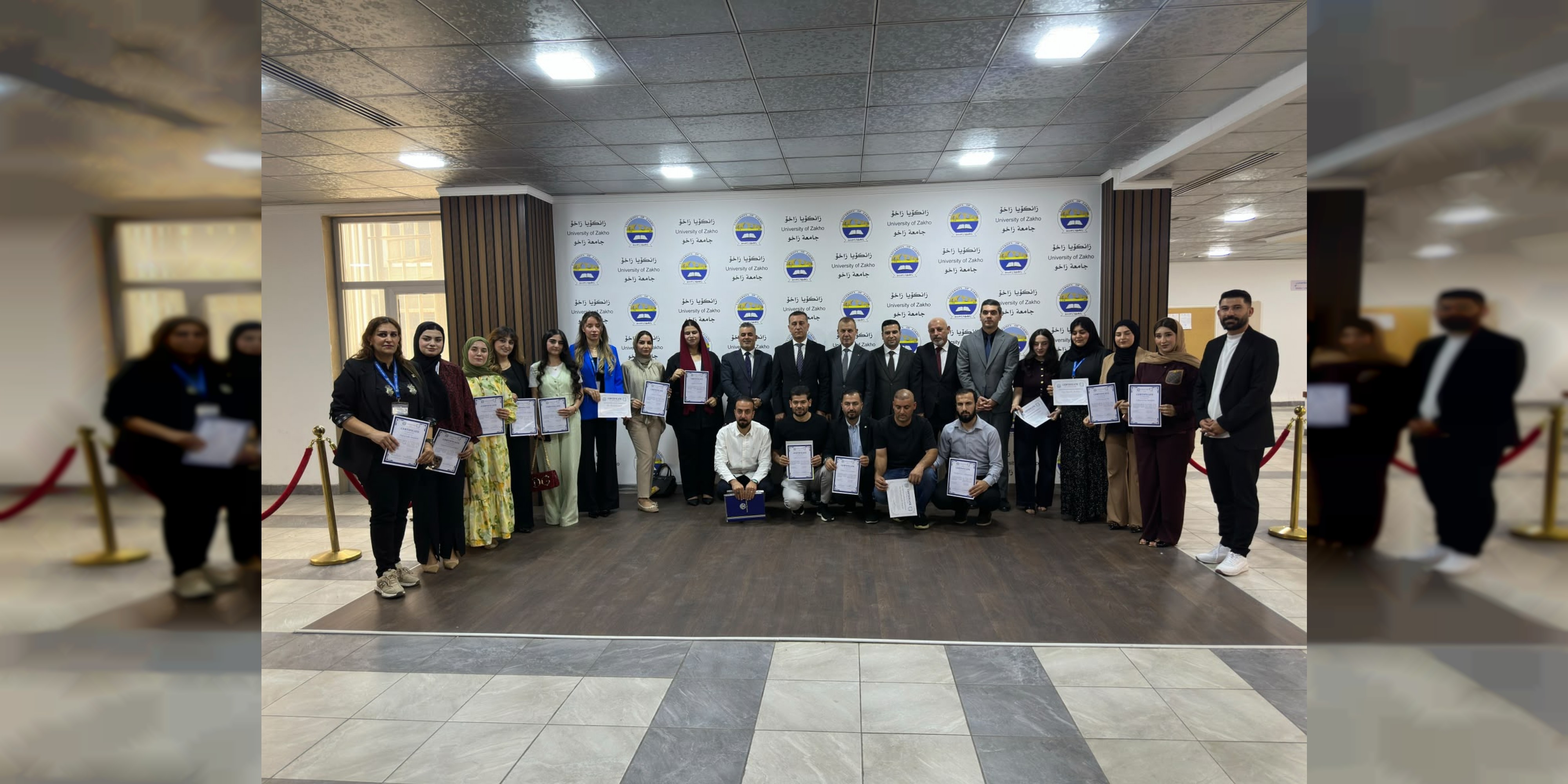 Certificates Awarded to Participants of the Turkish Language Course at the University of Zakho