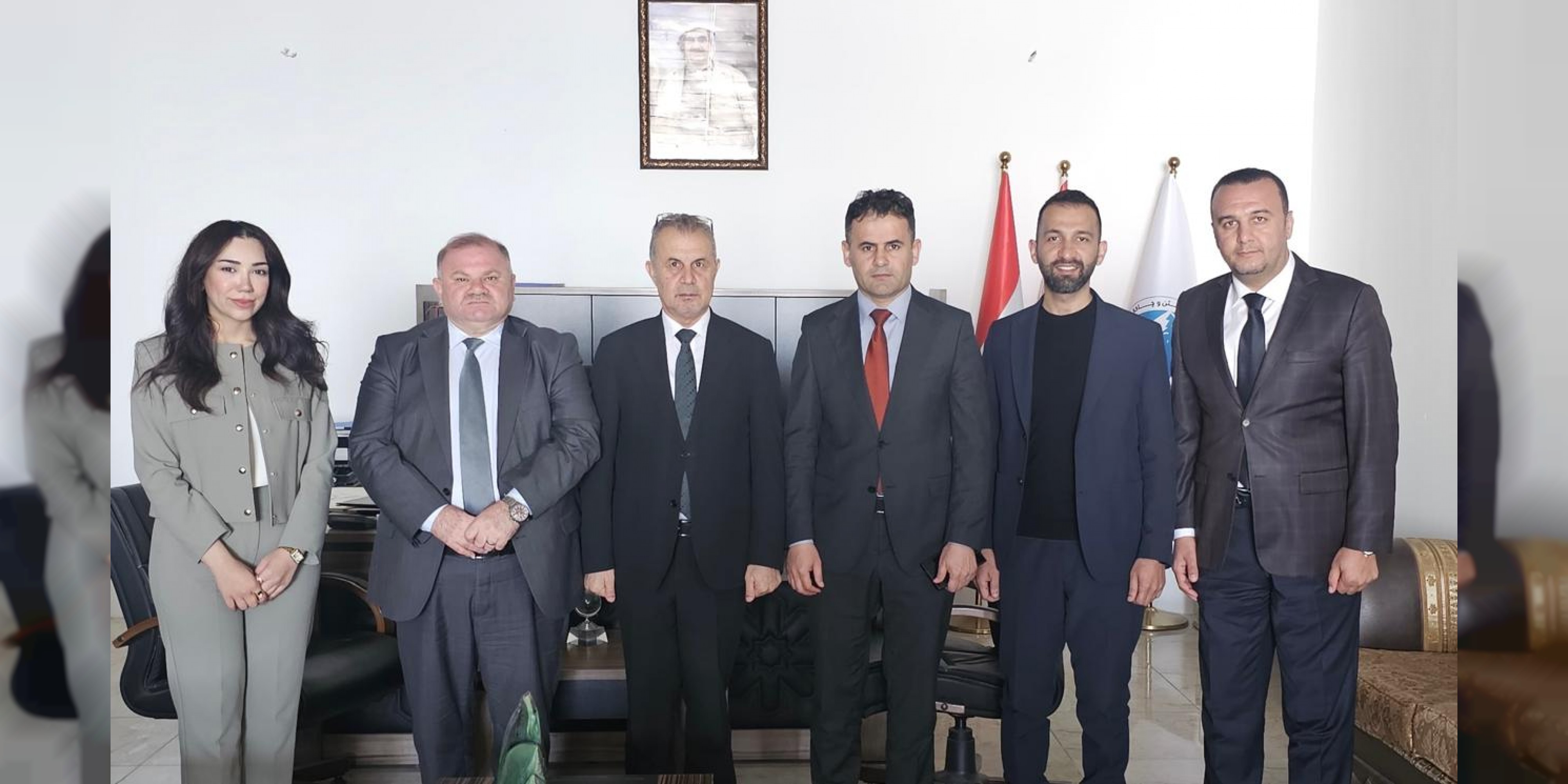 The delegation of University of Zakho visited the Directorate of Climate Change and the Board of Environmental Protection