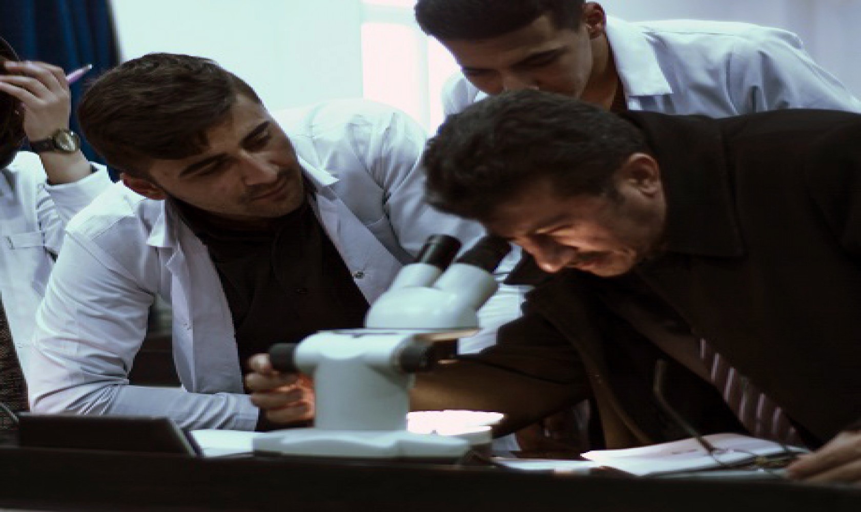 Microscope is essential instrument in the biology lab