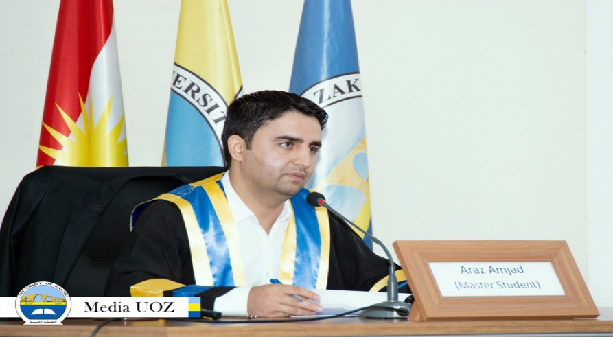 				The Master Thesis of Araz A. Mohammed Was Defended
				